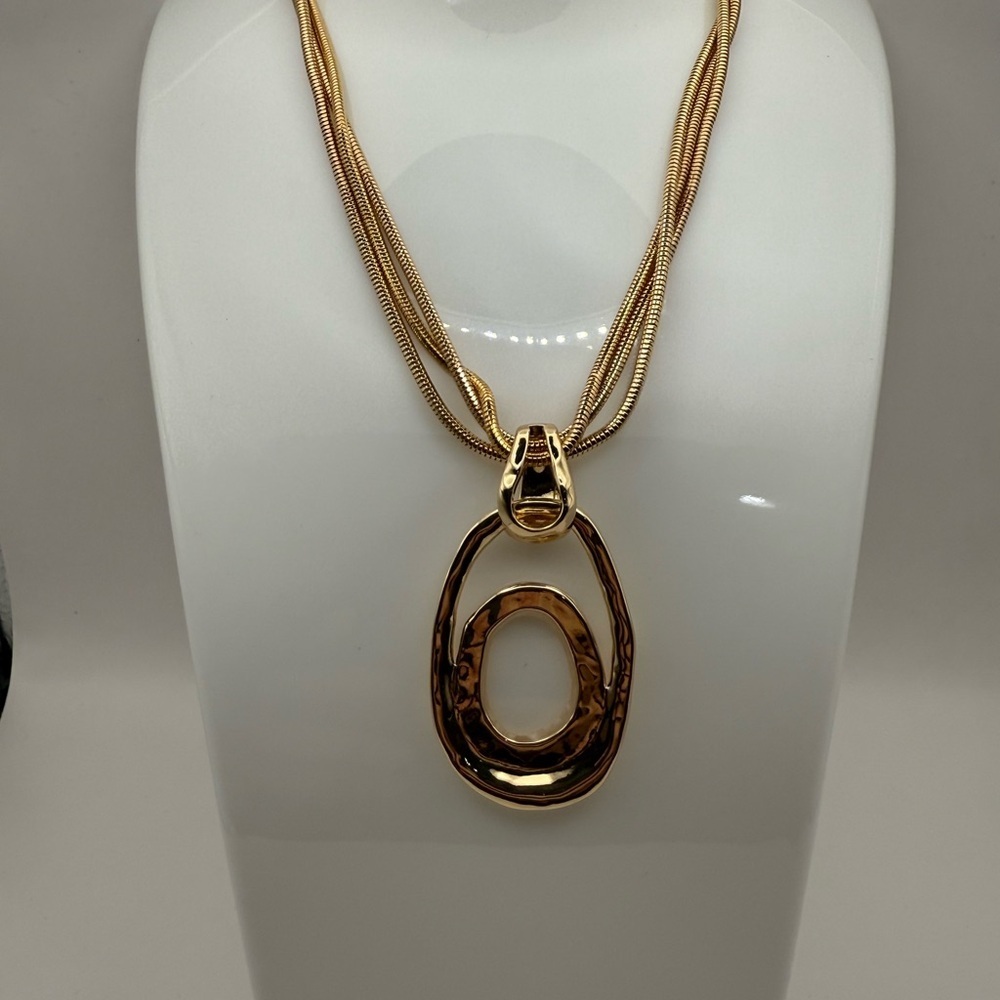 Style & Co. Gold Triple Strand Necklace